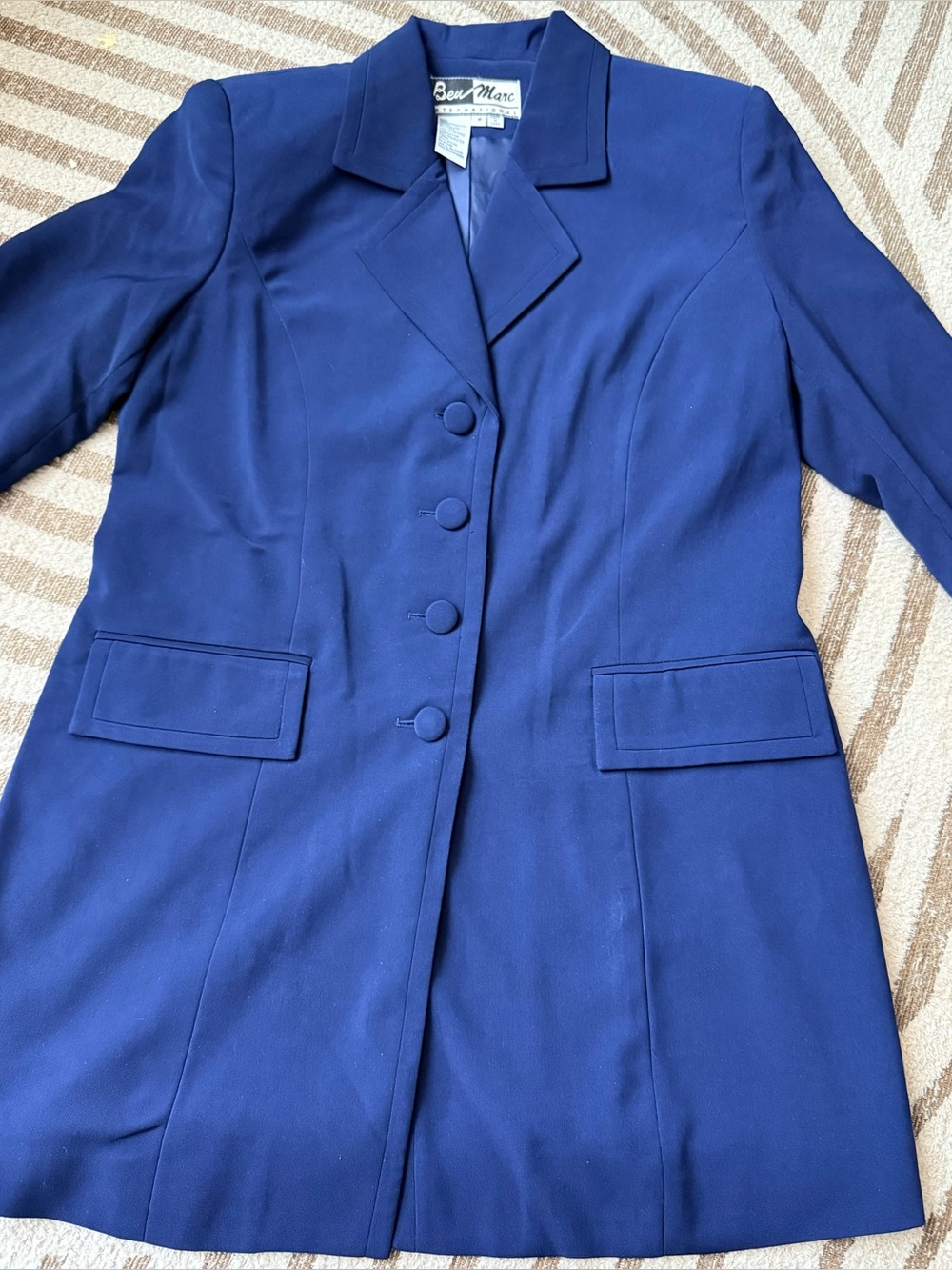 Classic Navy Women's Structured Blazer